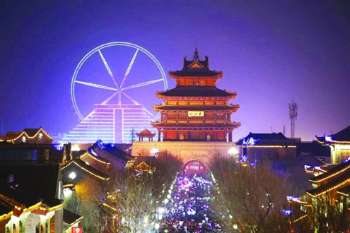 聊城·中华水上古城景区光岳楼